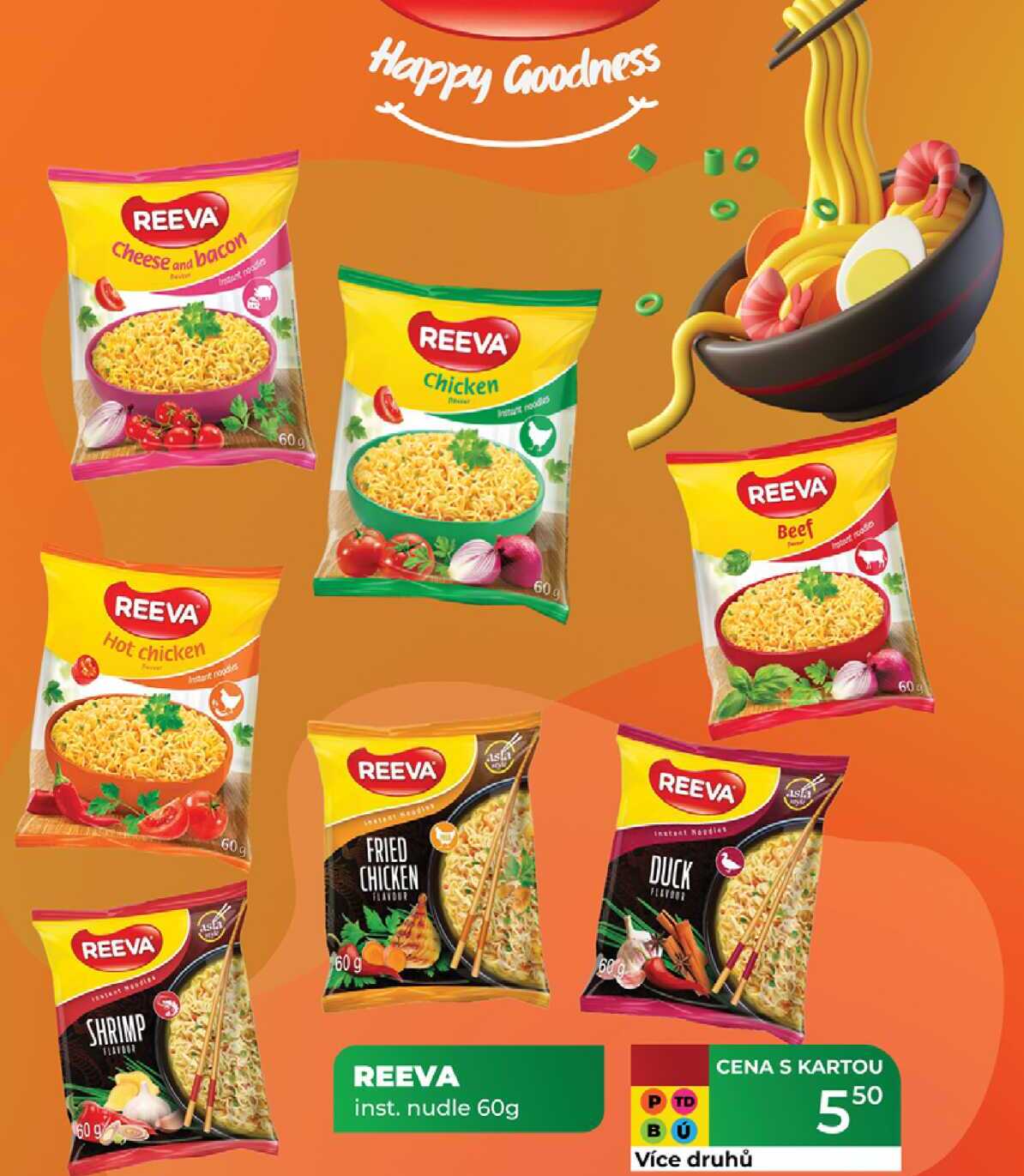 REEVA inst. nudle 60g  