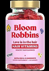 BLOOM ROBBINS LOVE IS IN THE HAIR HEALTHY HAIR GUMMIES 60 ks