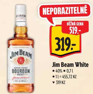 Jim Beam White, 0,7 l