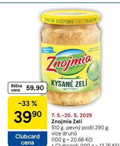 Znojmia Zelí, 510 g