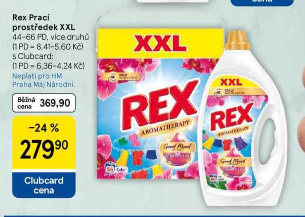 Rex Prací prostředek XXL, 44-66 PD, více druhů 