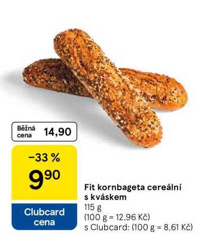 Fit kornbageta cereální s kváskem, 115 g  