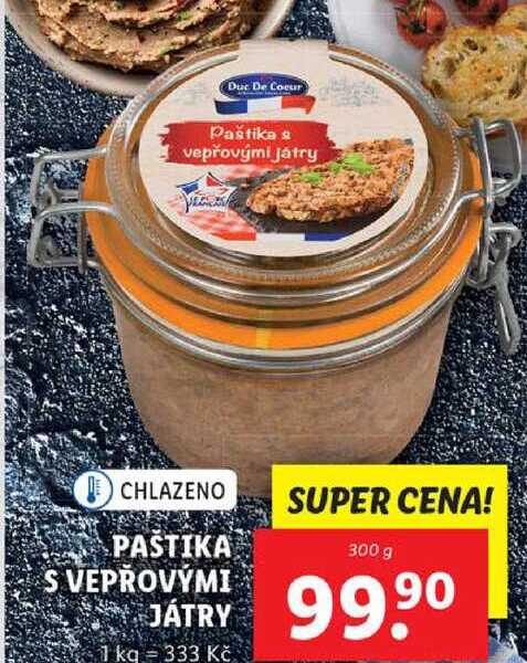 PAŠTIKA S VEPŘOVÝMI JÁTRY, 300 g