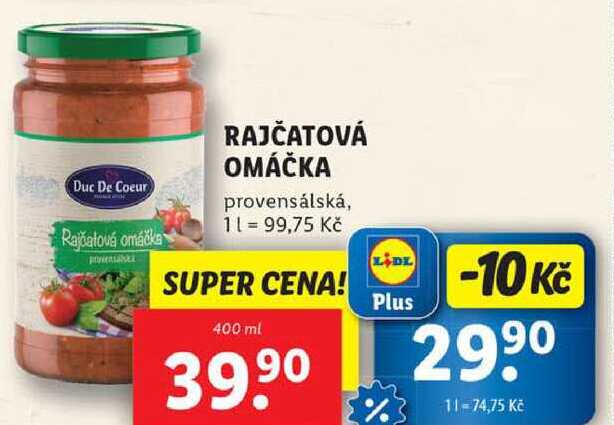 RAJČATOVÁ OMÁČKA, 400 ml