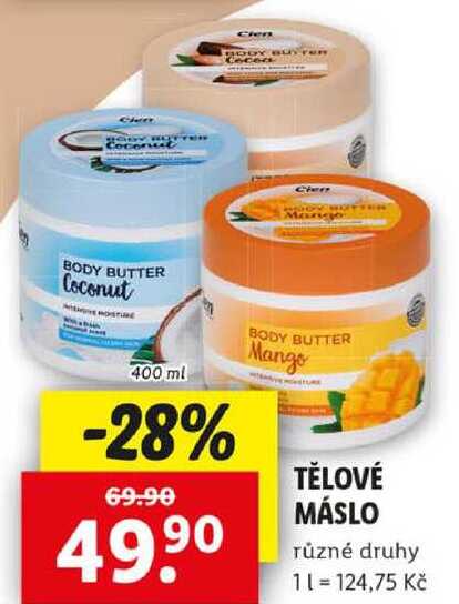 TĚLOVÉ MÁSLO, 400 ml