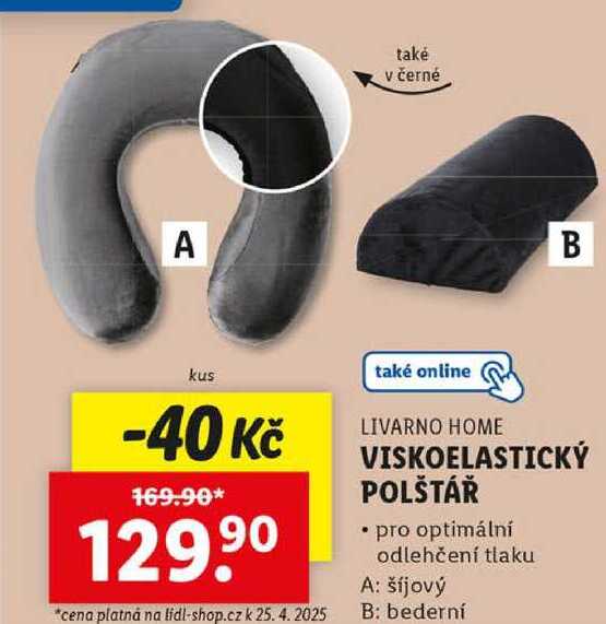 VISKOELASTICKÝ POLŠTÁŘ 