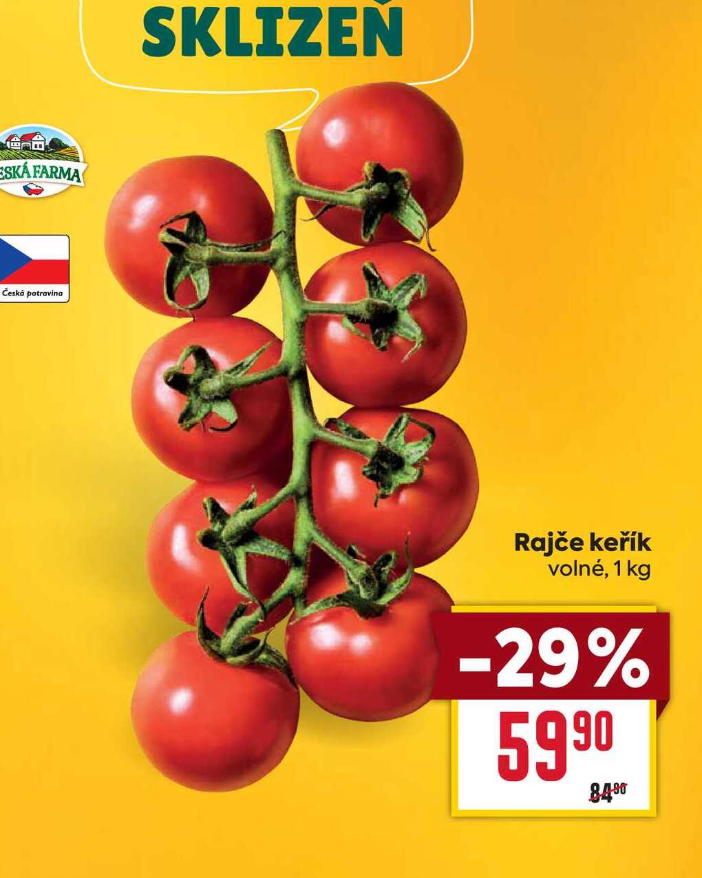 Rajče keřík volné, 1 kg