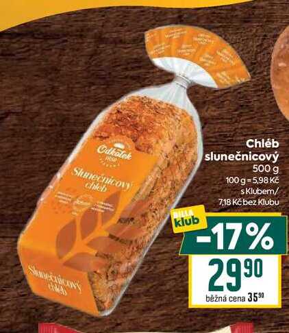 Chléb slunečnicový 500 g 