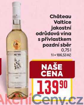 Château Valtice jakostní odrůdová vína s přívlastkem pozdní sběr 0,75l 
