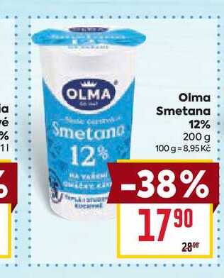 Olma Smetana 12% 200 g 