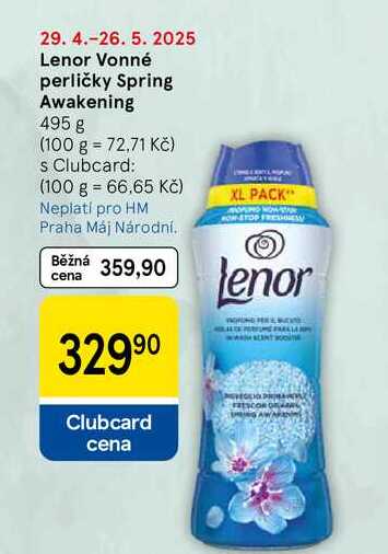 Lenor Vonné perličky Spring Awakening, 495 g  