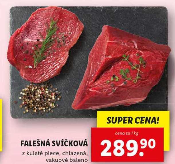FALEŠNÁ SVÍČKOVÁ, cena za 1 kg 