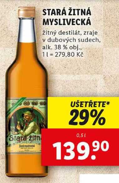 STARÁ ŽITNÁ MYSLIVECKÁ, 0,5 l