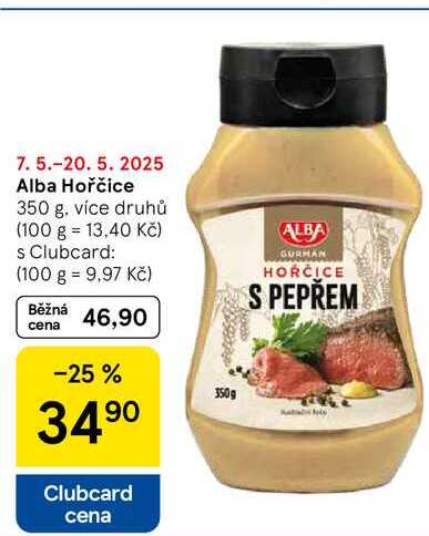 Alba Hořčice, 350 g, více druhů  
