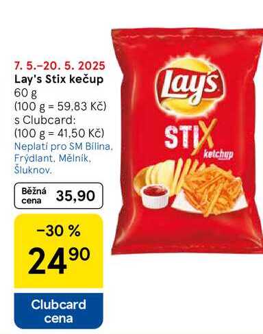 Lay's Stix kečup, 60 g 