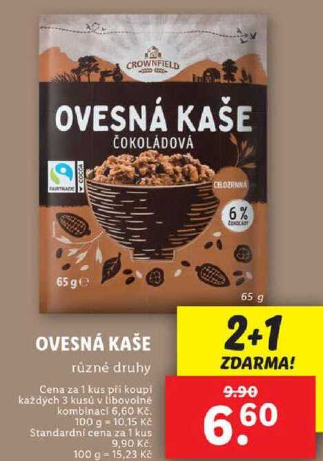 OVESNÁ KAŠE, 65 g
