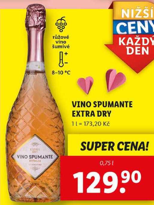 VINO SPUMANTE EXTRA DRY, 0,75 l