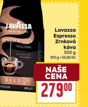 Lavazza Espresso Zrnková Káva 500g