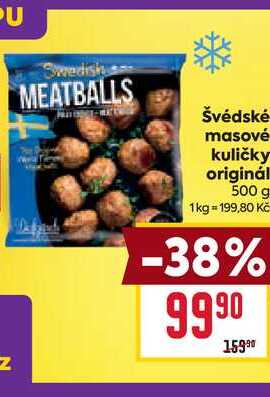 Švédské masové kuličky originál 500 g 