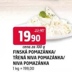 Finská pomazánka třená niva pomazánka niva pomazánka 100g