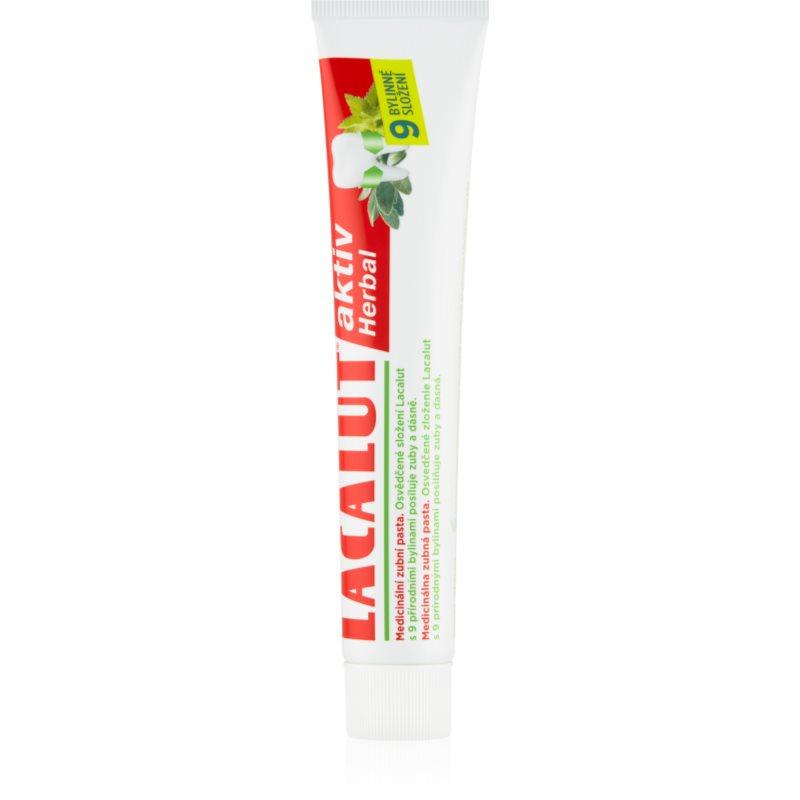 Lacalut Aktiv Herbal pasta pro posílení zubů a dásní 75 ml