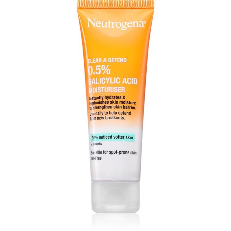 Neutrogena Clear & Defend 0.5% Salicylic Acid hydratační krém bez obsahu oleje 50 ml