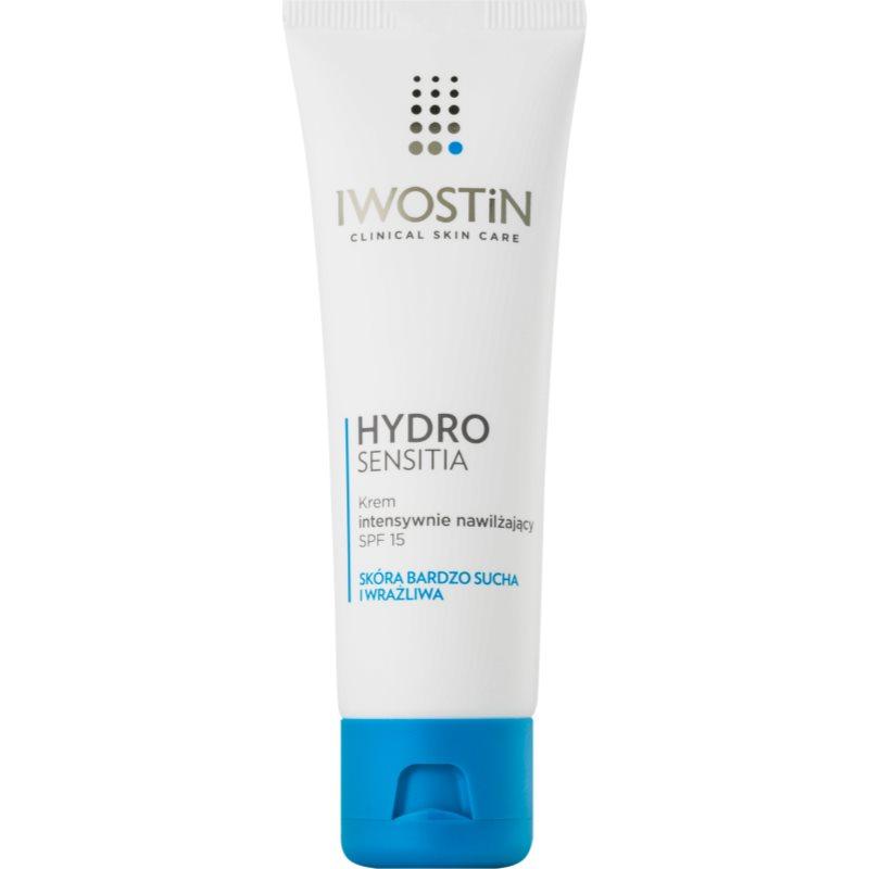 Iwostin Hydro Sensitia intenzivně hydratační krém pro suchou až citlivou pleť SPF 15 50 ml