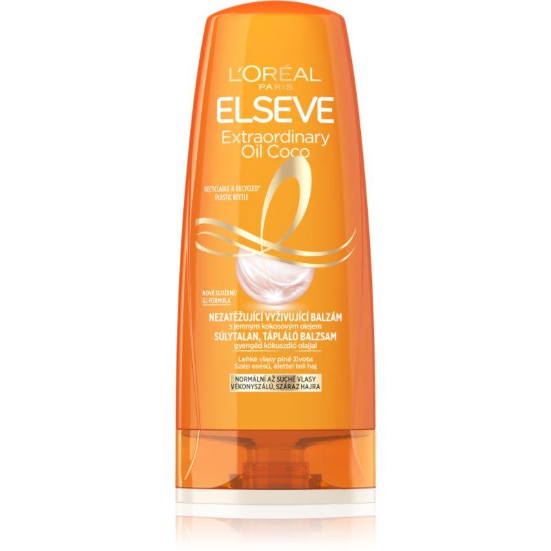 L’Oréal Paris Elseve Extraordinary Oil Coconut vyživující balzám pro normální až suché vlasy 200 ml