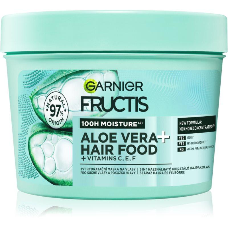 Garnier Fructis Aloe Vera Hair Food hydratační maska pro normální až suché vlasy 400 ml