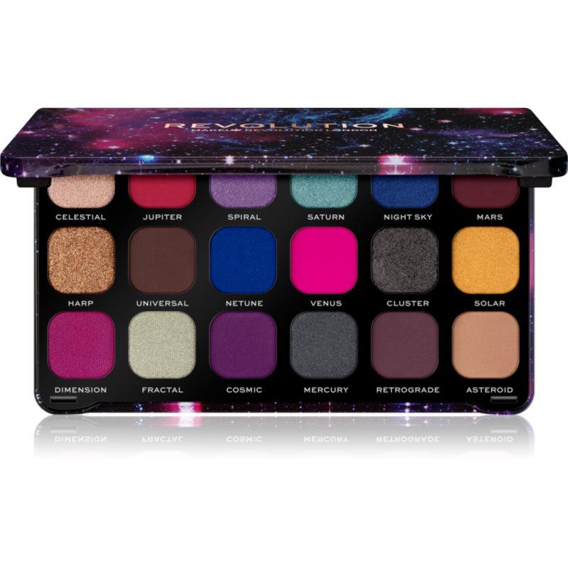 Makeup Revolution Forever Flawless paleta očních stínů odstín Constellation 18 x 1.1 g