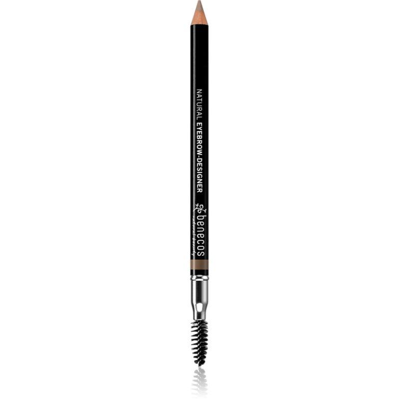 Benecos Natural Beauty oboustranná tužka na obočí s kartáčkem odstín Blonde 1.13 g