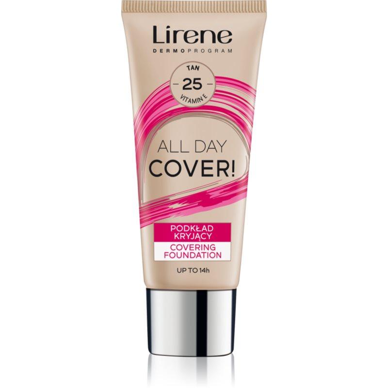 Lirene Vitamin E krycí fluidní make-up odstín 25 Tanned 30 ml