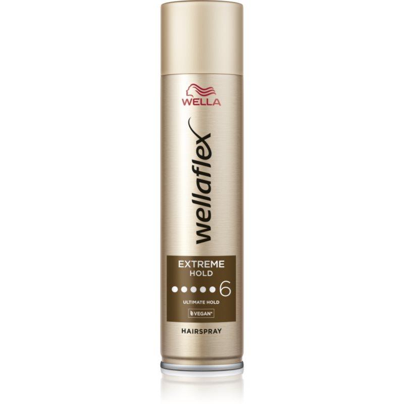 Wella Wellaflex Extreme Hold lak na vlasy s extra silnou fixací pro přirozenou fixaci 250 ml