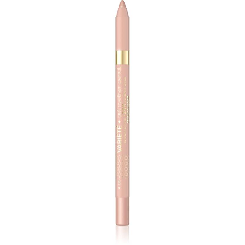 Eveline Cosmetics Variété voděodolná gelová tužka na oči odstín 06 Sparkling Wine 1 ks