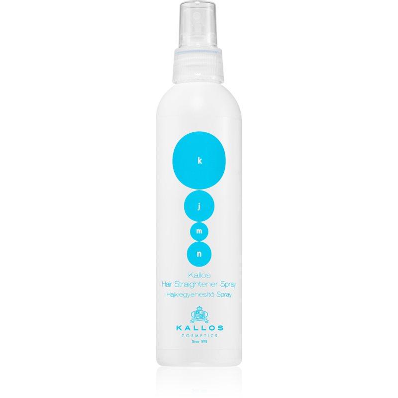 Kallos KJMN Professional Straightener Spray sprej pro tepelnou úpravu vlasů 200 ml