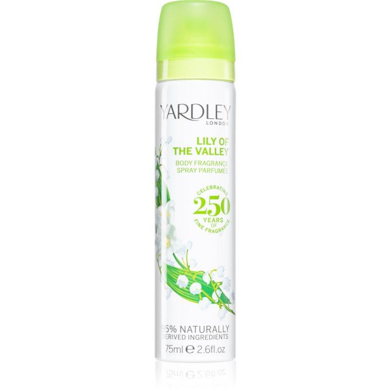 Yardley Lily Of The Valley tělový sprej pro ženy 75 ml