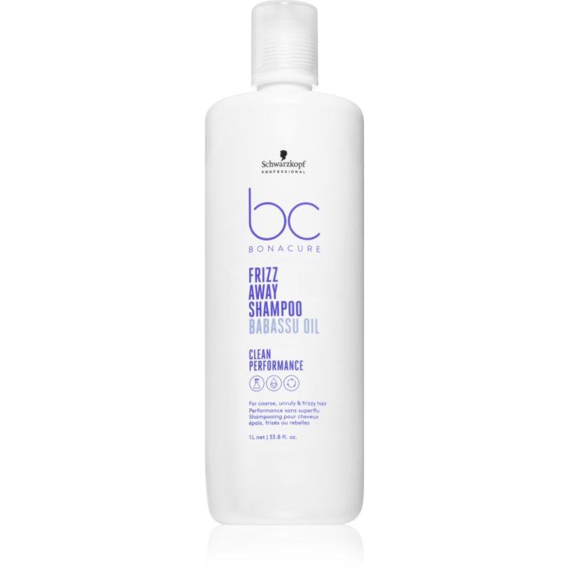Schwarzkopf Professional BC Bonacure Frizz Away Shampoo šampon pro nepoddajné a krepatějící se vlasy 1000 ml