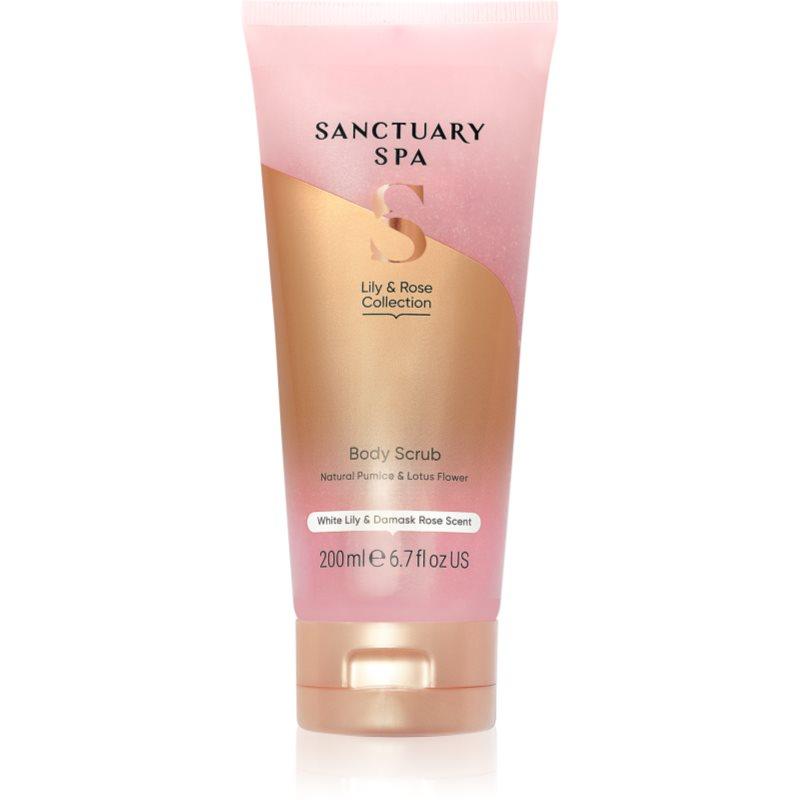 Sanctuary Spa Lily & Rose gelový peeling s vyhlazujícím efektem 200 ml