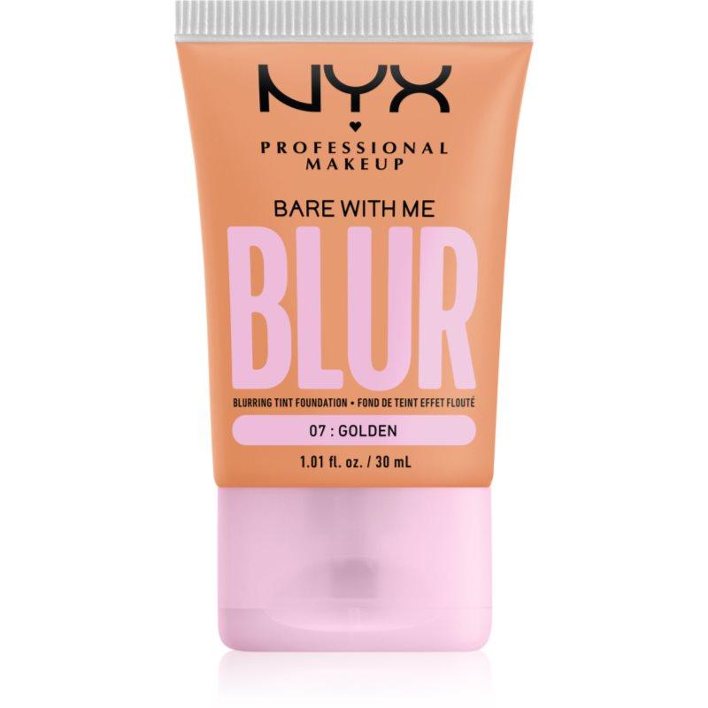 NYX Professional Makeup Bare With Me Blur Tint hydratační make-up odstín 07 Golden 30 ml