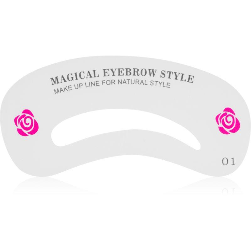 Lash Brow Eyebrow Stencil šablony na obočí 24 ks