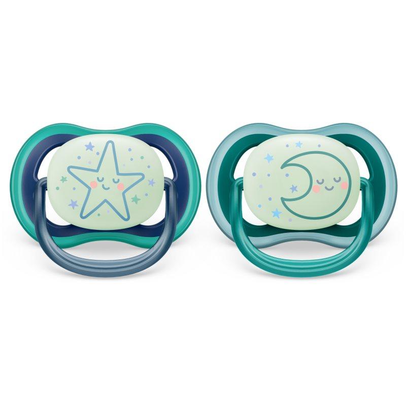 Philips Avent Ultra Air Night SCF376/13 6-18 m dudlík Boy 2 ks