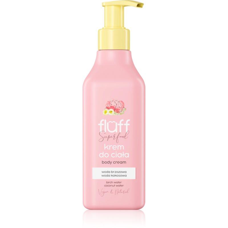 Fluff Superfood Banana & Watermelon pečující tělový krém Birch Water & Coconut Water 200 ml