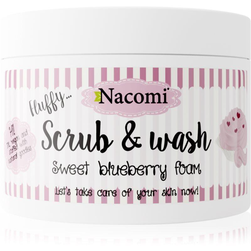 Nacomi Fluffy... Sweet Blueberry Foam tělový peeling 180 ml