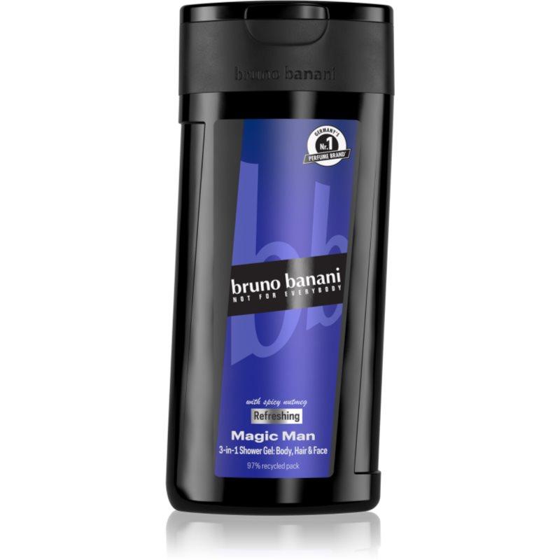 Bruno Banani Magic Man osvěžující sprchový gel 3 v 1 pro muže 250 ml