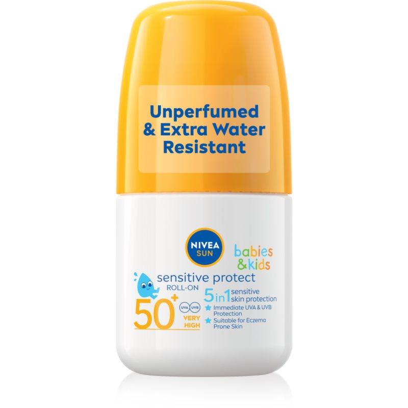 NIVEA SUN Sensitiv dětské mléko na opalování roll-on SPF 50+ 50 ml