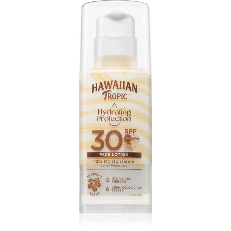 Hawaiian Tropic Hydrating Protection Face Lotion opalovací krém na obličej SPF 30 50 ml