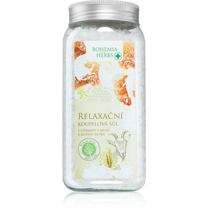 Bohemia Gifts & Cosmetics Bohemia Herbs Honey & Goat Milk koupelová sůl 900 ml