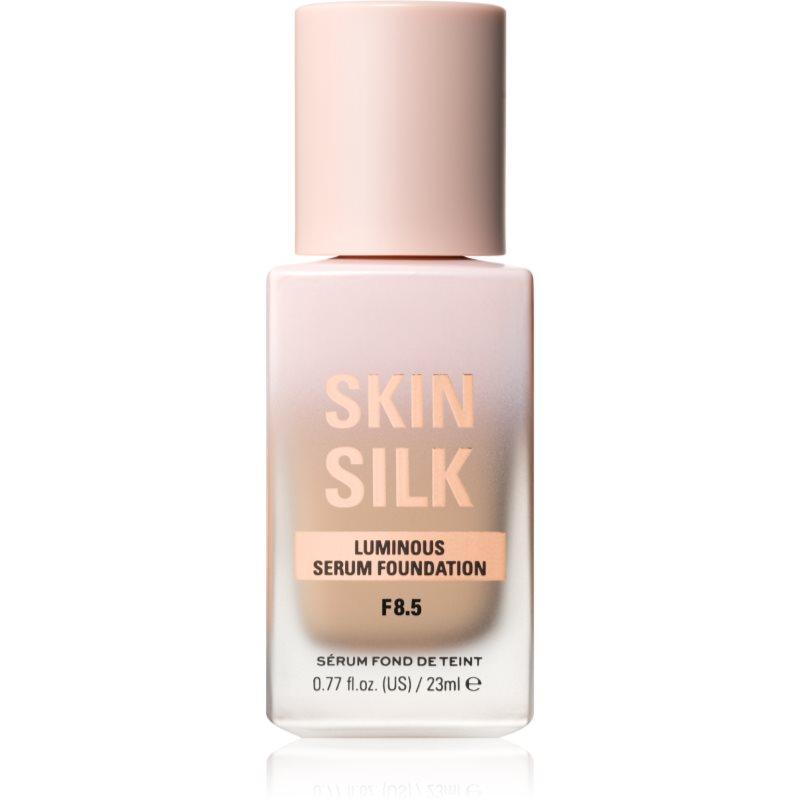 Makeup Revolution Skin Silk Serum Foundation lehký make-up s rozjasňujícím účinkem odstín F8.5 23 ml