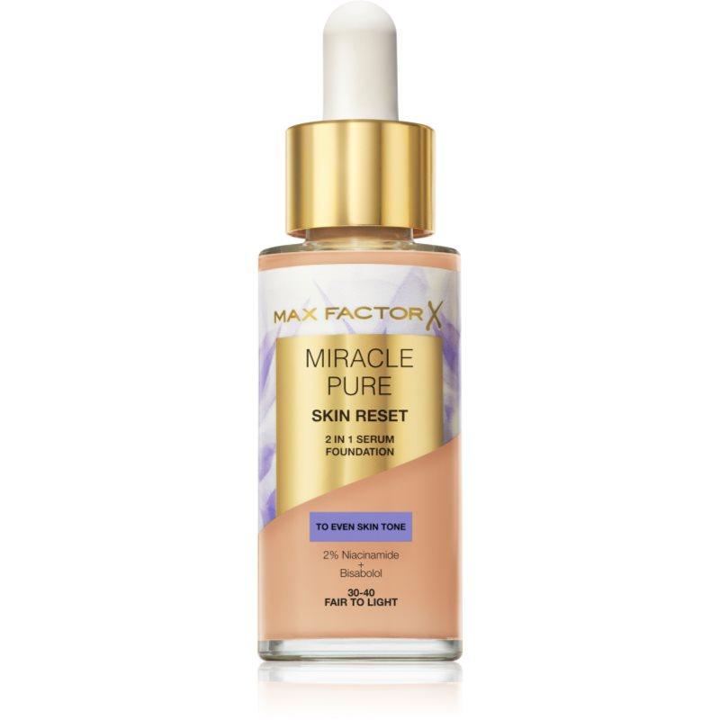Max Factor Miracle Pure pečující make-up odstín 30-40 Fair To Light 30 ml