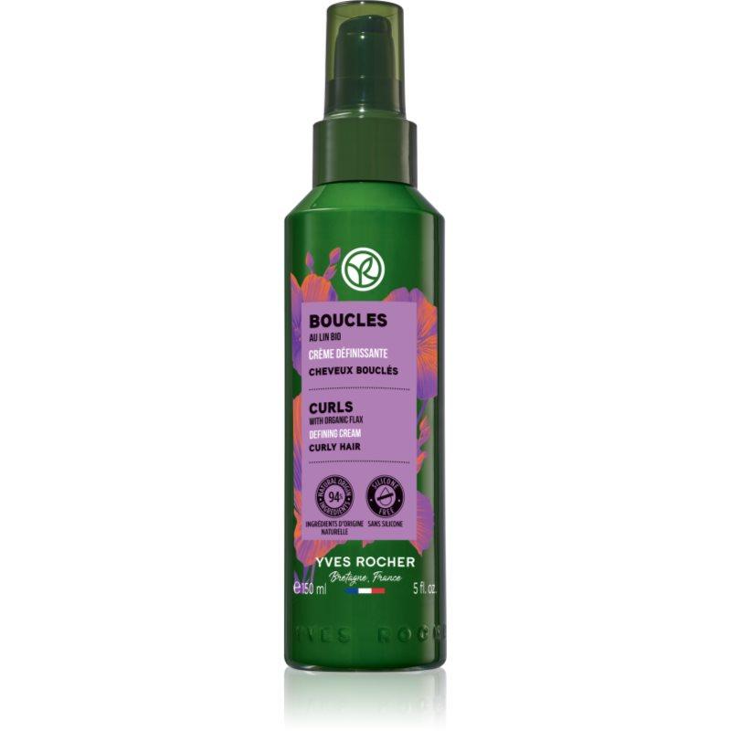 Yves Rocher Boucles tvarující krém na kudrnaté vlasy with organic flax 150 ml